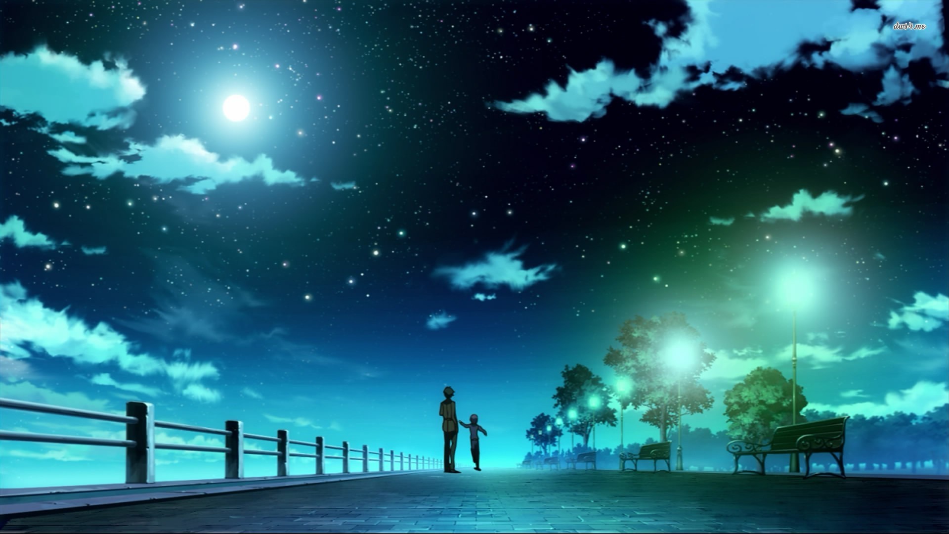 anime sky wallpaper hd
